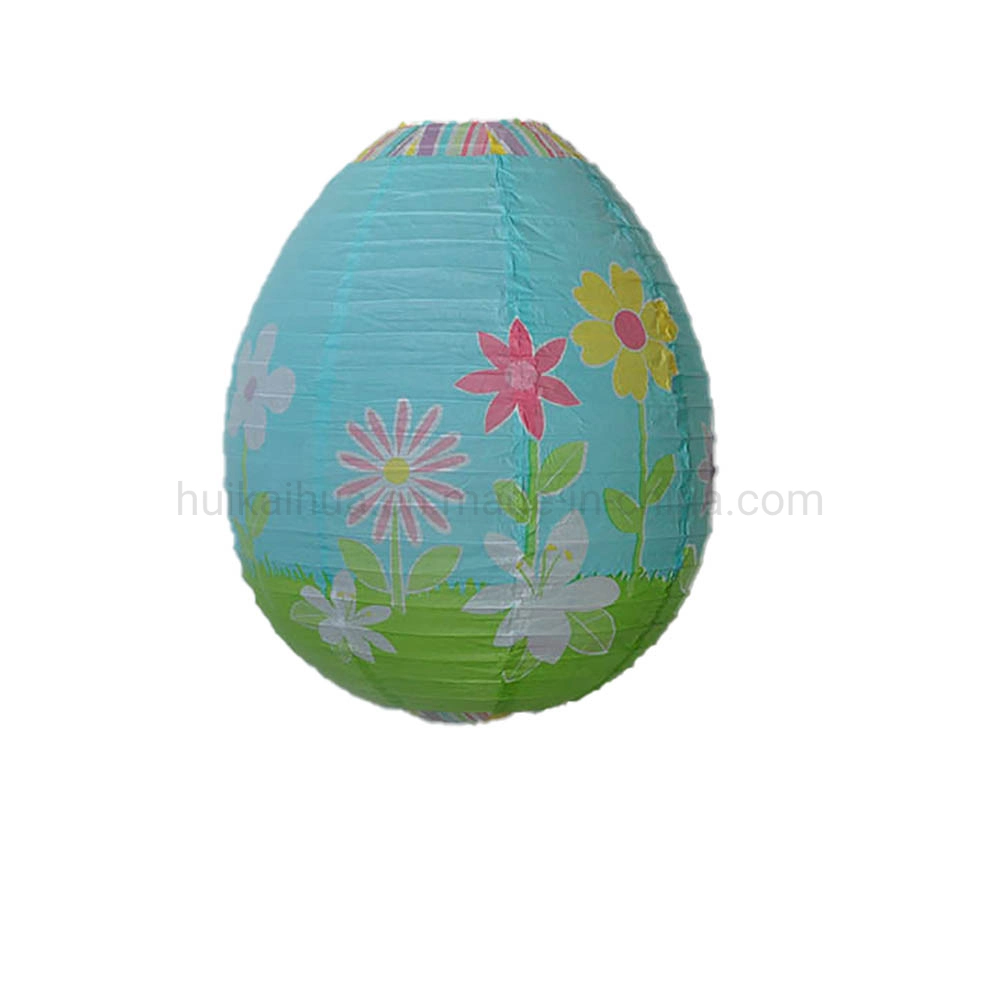 Easter Supply Easter Decoration Easter Egg Printing Handmade Paper Lanterns